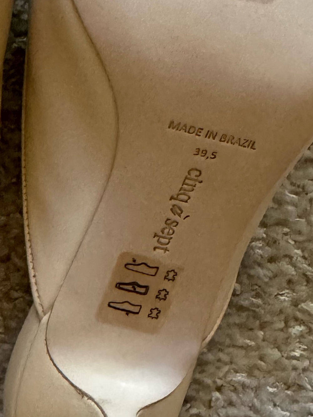 NEW Cinq à Sept Layla Knotted Rose Mule in Ivory - Picture 13 of 13
